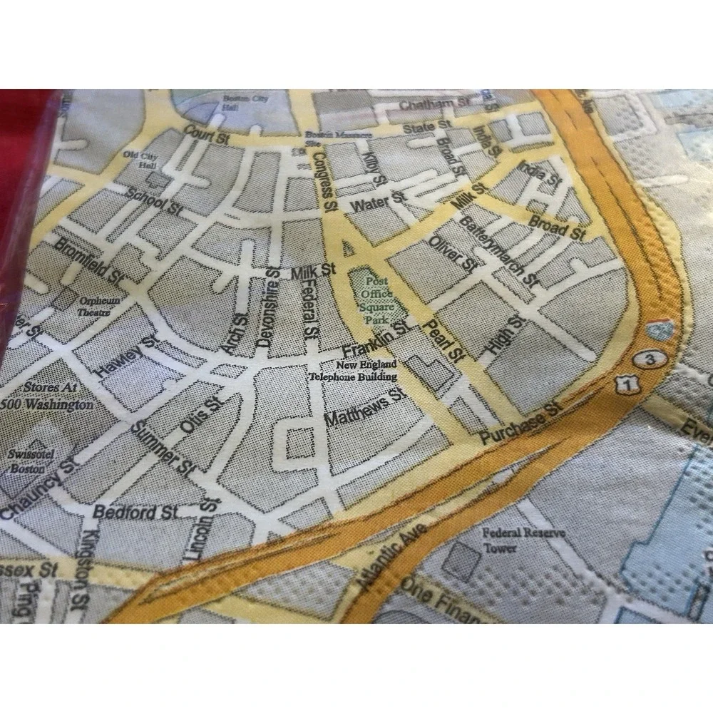 Boston Massachusetts Mapkins Napkins NEW - Paper Napkins Sealed With 20 Napkins